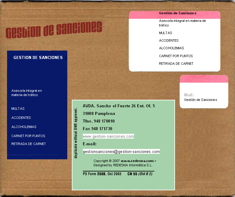 Web Gestion de Sanciones